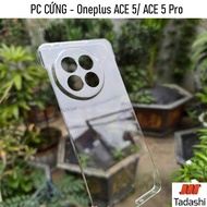 Borderless Case for Oneplus ACE 5/ ACE 5 Pro/ ACE5 Ultra, Oneplus 13 Transparent Hard PC, NO YELLOWI