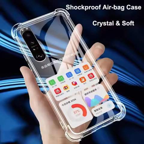 For Sony Xperia 1 III Reinforced Corners Shockproof Soft TPU Airbag Clear Case For Xperia1 iii