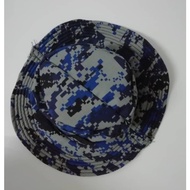 Topi Jungle digital biru saiz kanak-kanak untuk TUDM uniform kerjaya