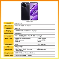 realme 11 5G 8GB+256GB | Dimensity 6100+ 5G | 108MP 3x Zoom Camera | 120Hz 6.72" Display | 67W SUPER