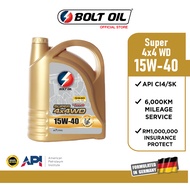 BOLT OIL API CI4/SL 15W40 (7L) Super4x4wd Engine Oil Lubricant  Dmax,Hilux,Ford Ranger,Navara,Triton