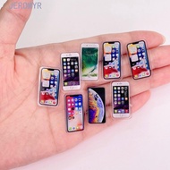 JEROMY5R 1:12 Miniature Phone, 1:12 Decoration Dollhouse Mobile Phone Model, Cute BJD Phone Dollhous