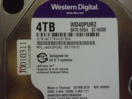 WD硬碟 監控紫標 型號:WD40PURZ