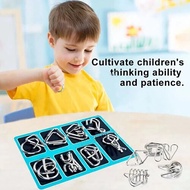 Metal Brain Teaser Game Brain Teaser Wire Puzzle Game For Educational Classroom Tool