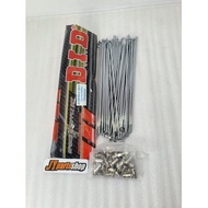 Spoke Set Spokes 10 X 184 Did Chrome Rare Item