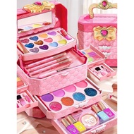 Children s Cosmetic Toy suit Non toxic Little Girl s Gift Girl Princess Color Makeup Box genuine goo