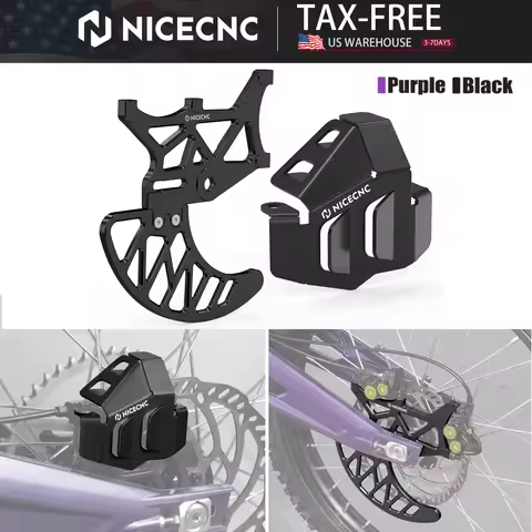 NICECNC For Surron Light Bee X S L1E Aluminum Rear Brake Disc Guard Brake Caliper Guard For Segway X