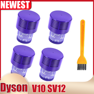 Washable Big Filter Unit For Dyson V10 Sv12 Cyclone Animal Absolute Total Clean Cordless Vacuum Cleaner Replace Filter Household