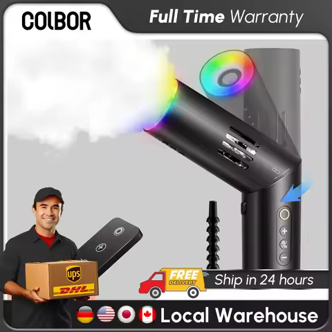 COLBOR CF5 Mini Fog Machine 40 W Portable Remote Control Smoke Machine for Photography, Fog Smoke Ma
