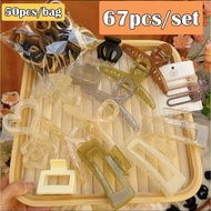 32 49 67pcs Hair Clips Hair Clamps Ponytail in Assorted Designs Lady hairpin Holiday gift