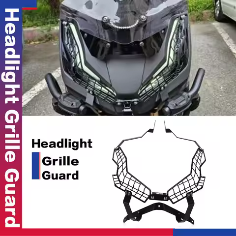 For HONDA ADV350 ADV 350 ADV-350 2022 2023 2024 Motorcycle Scooter Parts Front Headlight Grille Lamp
