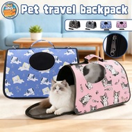 Cat Carrier Bag Travel Essentials Fashion Bag Foldable Portable Beg Kucing Besar 宠物旅行包