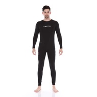 Tiento Wetsuit Basic Black Swimwear Baju Celana Pakaian Renang Diving