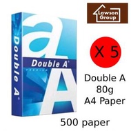 Double A - 原箱A4 80g 影印紙 500 張 (5 X 500 張 ) 8856976000016