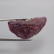 พลอย ก้อน การ์เนต โรโดไลท์ ดิบ แท้ ธรรมชาติ ( Unheated Natural Rhodolite Garnet ) หนัก 21.7 กะรัต