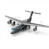 Y-20 Transport Aircraft Building Blocks Large Armed Forces Model Kit Educational Toy for Children an