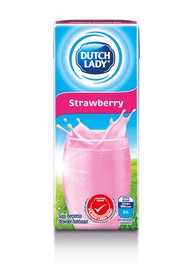 Dutch Lady UHT Strawberry Milk 200ml x 24s