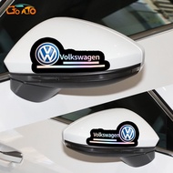 GTIOATO Car Rear View Mirror Decoration Sticker Car Accessories For Volkswagen Golf MK7 Scirocco Touran Jetta Polo