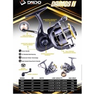 REEL DAIDO DAIMOS II GEN 21000 2000 3000 4000 6000 SPIN POWER HANDLE - PUSATPANCINGANIKAN