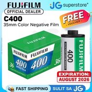 Fujifilm C200/C400 35mm Color Negative Film Roll w/ 36 Exposures Shot for Point & Shoot Photography