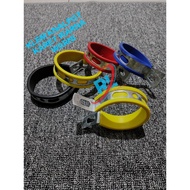 GANTUNGAN Motorcycle exhaust hanger clamps measuring 2.5 inches, 3 inches, 3.5 inches and 4 inches