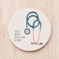 best doctor 聽診器杯墊, 感謝醫師禮物 實習醫師 授袍 醫學生