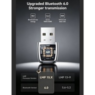 RTL603 USB Bluetooth 6.0 Receiver Transmitter, Plug & Play, 20m Range, 3Mbps, No Driver Needed for D