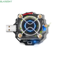 BLAZESKY Electronic Load 65W 5v 12v 24v USB Meter Power Supply Checker Battery Detector Battery Moni