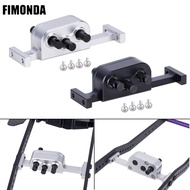 Aluminum Transfer Case Gearbox for 1/10 RC Crawler Cheater Rigs LCG Chassis Build Upgrade Parts