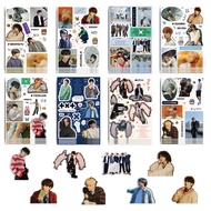 8Sheets Korean Boy Group Kpop TXT Popular Graffiti Stickers For Luggage Phone Case Laptop Notebook D