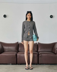 Piccoro - Mellow Striped Cardigan เสื้อคลุมแขนยาว