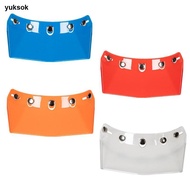 [yuksok] Helmet Visor Peak Protector 5-snap Universal Vintage Open Face Replacement Accessories