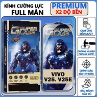 VIVO V25 /V25E Tempered Glass full Screen Transparent. Screen Protector