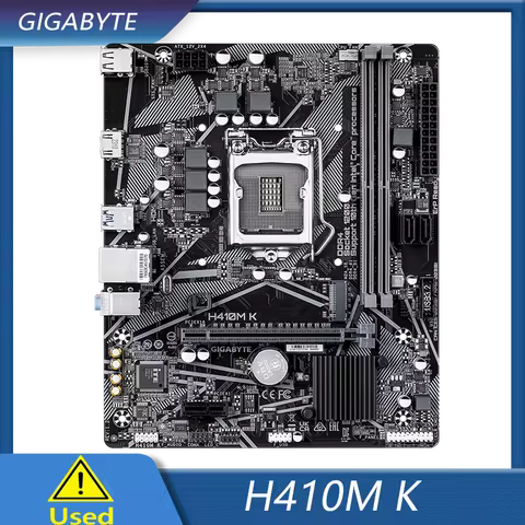 GIGABYTE H410M-K Desktop Intel H410 H410M DDR4 Motherboard LGA 1200 i7/i5/i3 USB3.0 M.2 SATA3