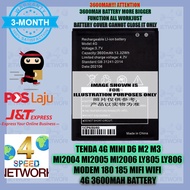 Tenda 4G Mini D6 Battery M2 M3 2100mah LY805 LY806 A8+ L5775 MI2004 MI2005 MI2006 Q8 Q7 MODEM 180 18