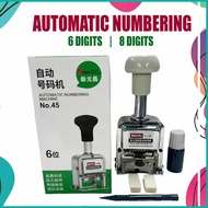 Automatic Number Machine Rubber Stamp 6-8 digit automatic changing number machine