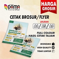 Print Art Paper Brochures | Flyer Custom A4 A5/ A6 |