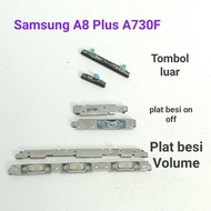 Flexible on-off iron plate Original Samsung A8 plus A730 A730F volume/ Removed