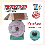 100KG PROACE Commercial Mechanical Weighing Scale / Timbang Berat Scale 100KG
