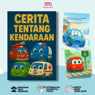 JOLLY KIDS Vehicle Fairy Tale Story Book-4 Children 2 - 3 Years Old Indonesian and English