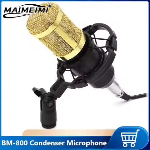 BM-800 Condenser Microphone Live Karaoke Song Chat Game Recording Microphone studio condenser mikrof