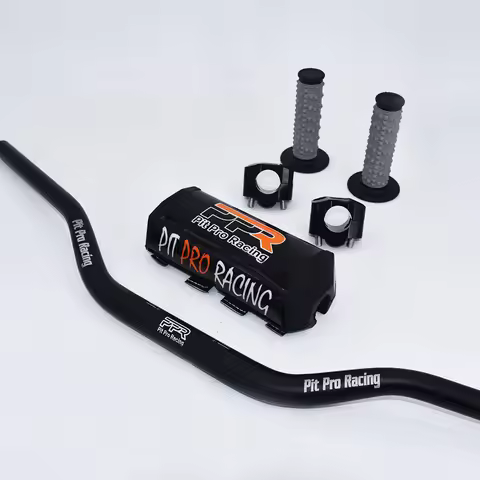 Handlebar PPR Pit Pro Racing Bar 1-1/8" Handle bar Pads Grips Dirt Pit Bike Motorcycle CNC 28.5mm Ad