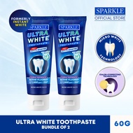 Sparkle Ultra White 60g Toothpaste Bundle of 2