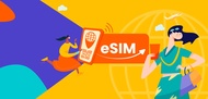 อินเทอร์เน็ตความเร็วสูงในการ์ด 4G eSIM ของญี่ปุ่น (มีรหัส QR เมื่อซื้อ)