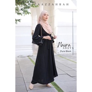 SUIT ABAYA ABAYA NAURA by Athifa Azzahrah - Suit bajumuslimah 2025 | Set abaya labuh plus size