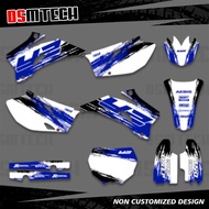 DSMTECH Motorcycle New Style Graphics Background Decal Sticker Kits For Yamaha YZ250F YZ450F YZ 250F