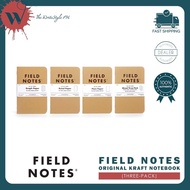 Field Notes Kraft Notebook Set of 3 Journal Notebook