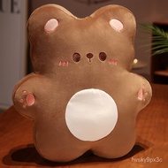 ⭐Affordable⭐40x35cm Cookie Flat Bear Doll Plush Toy Squishy Cartoon Animal Soft Pillow Plushie Peluche Decor Lumber Supp