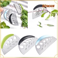 ROWANSG Herb Cutter Stripper, Stainless Steel 2 in 1 Vanilla Vegetable Greens Leaf Remover,  7 Holes