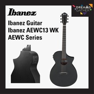 Ibanez Guitar Ibanez Ibanez AEWC13 WK AEWC Series Acoustic Electric Guitar Weathered Black